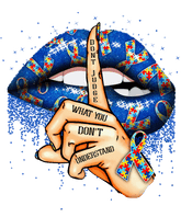 DTF Screen Print Image - Autism, Don't Judge